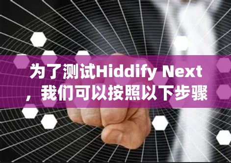 为了测试Hiddify Next,我们可以按照以下步骤进行