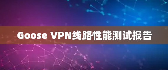 Goose VPN线路性能测试报告