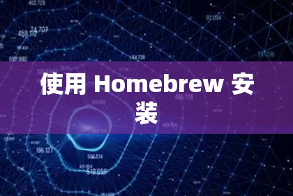 使用 Homebrew 安装